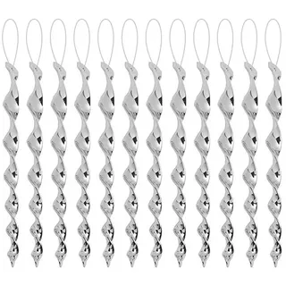 WUSJCOF Vogelabwehr Reflektierend, 12 Stück Windspirale Edelstahl, Hochwirksamer Vogelschreck für Balkon, Vögel Vertreiben & Schutz, Windspiel Vogelabwehr für Garten und Obstgärten