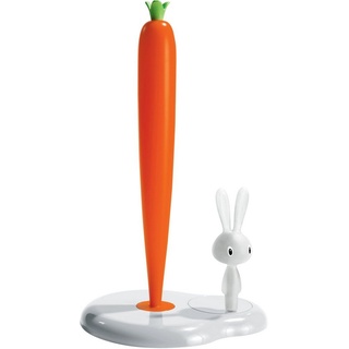 Alessi Küchenrollenhalter Bunny & Carrot, (Packung) weiß