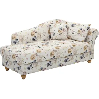 58 aufm Kessel Recamiere Flachgewebe 1-Sitzer Beige