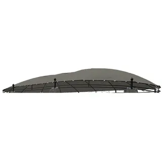 LINDER EXCLUSIV Ersatzdach Pavillon oval 5,3 x 3,5 m Steingrau