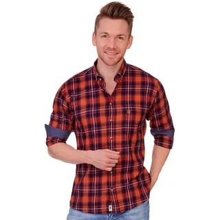 Hatico Outdoorjacke Flanellhemd - JIM - ziegelrot rot 41/42 (L)
