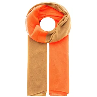 Zwillingsherz Kaschmir-Schal in Hellbraun - (L)100 x (B)30 cm