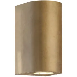 Nordlux Außenwandleuchte Messing 10x17,2x8,7 cm 2xGU10 IP44