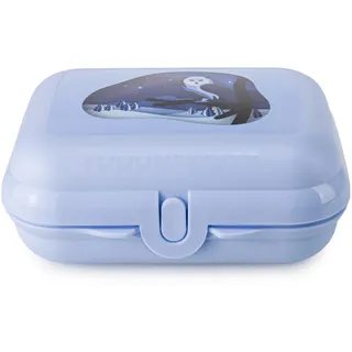 Tupperware Eco+ Kleiner-Twin (gr.2) hellblau Winterzauber Brotdose Brotbox Pausenbox Snackbox Sandwichbox Lunchbox (inkl. 1x Schlüsselanhänger Zufällig)