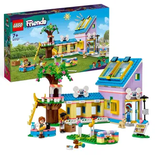 LEGO Friends Hunderettungszentrum, kreatives Tierarzt Spielzeug mit Mini-Puppen und Welpen-Figuren, aus der Serie 2023 Autumn mit Zac und Tierfiguren, wie Pickle der Hund 41727
