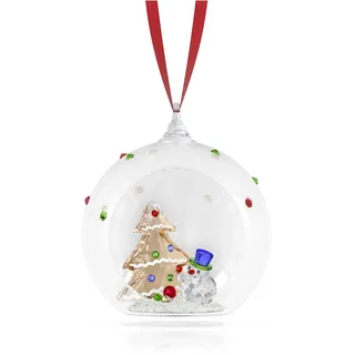 Swarovski Holiday Cheers Baum und Schneemann Weihnachtskugel, | OS