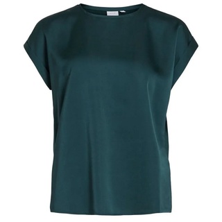 Vila T-Shirt VIELLETTE S/S SATIN TOP/SU - NOOS - 14059563 4599 in Grün-4 grün|schwarz L (40)ARIZONAS
