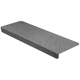 StickandShine Stufenmatte 1x Stufenmatten Treppenschutz Treppenmatte Stufenmatte Treppenteppich, eckig grau eckig