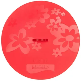 Kochblume Frisch Fixx 13cm | Universaler Frischhaltedeckel | Premium-Silikon & BPA frei| Hitzebeständig | Spülmaschinenfest | Ø 13cm | Farbe: rot
