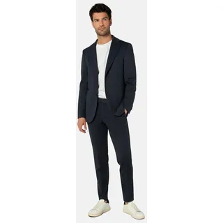 BENVENUTO. Anzug Anzug MATTEO MESSINA J Modern-Fit (2-tlg) mit klassischem Reverskragen blau 56