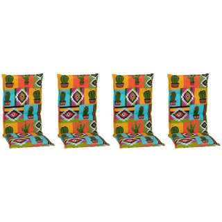 BEO Sitzauflage 118 x 46 x 8 cm bunt 4-tlg.