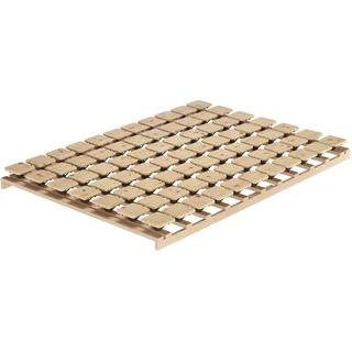 Erst-Holz Metallfreier Rost 140x200 cm mit Tellersystem aus Zirbenholz 70.98-14