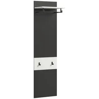 Livetastic Garderobenpaneel 45 x 165 cm Grau/Weiß