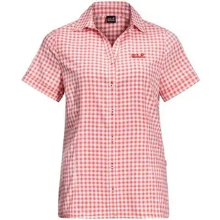 JACK WOLFSKIN Damen Hemd KEPLER SHIRT WOMEN, Größe M in Rot tulip red checks
