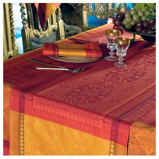 Garnier Thiebaut Tischläufer Tischläufer Palerme Orange Sanguine 55 x 175 cm orange|rot
