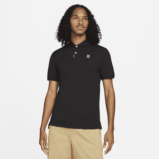 Das Nike Polo Herren-Poloshirt in schmaler Passform - Schwarz, XXL