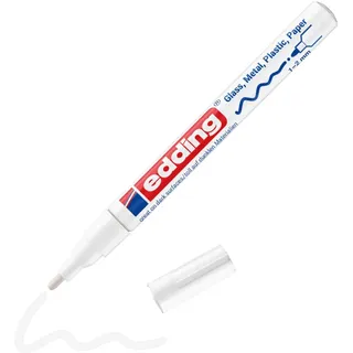 edding Lackmarker 1-2 mm Weiß