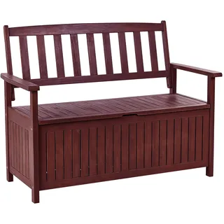 Beliani Sovana 120 x 60 x 91 cm Mahagonibraun