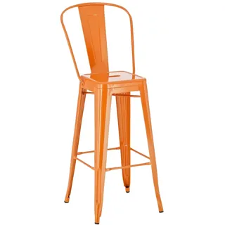 CLP Barhocker Aiden Metall 1er orange