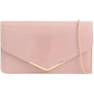Handtas aus  für Hochzeit, Abendessen, Clutch, Schultertasche, Medium (rosa Hautfarbe)