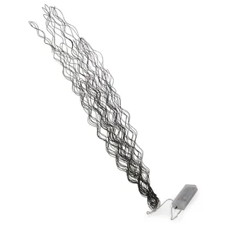RIFFELMACHER & WEINBERGER LED Baum Beleuchtete Deko Zweige aus Metall 60 cm - Weihnachtsdekoration, LED fest integriert schwarz