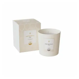 Engels Kerzen Duftkerze Sentimentals L im Glas - Tea, Weiß, 15 cm weiß