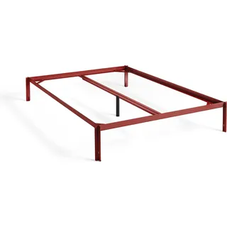 HAY Connect Bettgestell 140 x 200 cm maroon red
