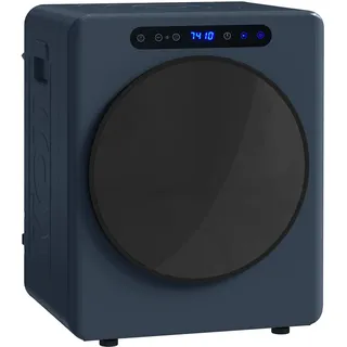HOMCOM Mini Ablufttrockner 5kg Wäschetrockner mit Sterilisation, Blau