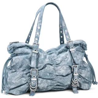 DESIGUAL Gathered Shoulder Bag Denim Space Blue