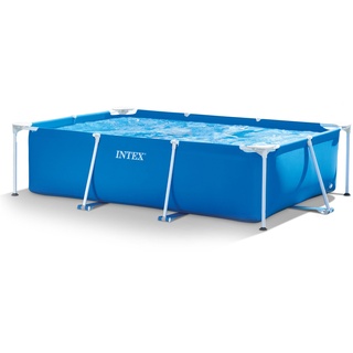 Intex Rectangular Frame Pool, Blau, 300 x 200 x 75 cm