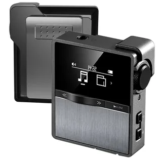 Hmusic P68 HiFi-MP3-Player mit Clip, verlustfreier DSD-Musik-Player | Hoher Auflösung, Bluetooth, tragbarer Hi-Res-Audio-Player mit 16 GB Speicherkarte, unterstützt bis zu 128GB HiFi-Musik-Player