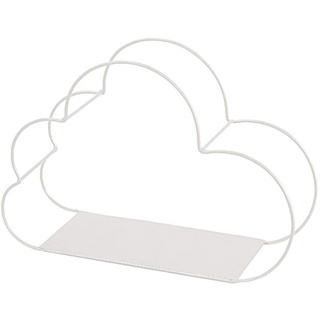 Bodhi200 Schwimmende Wandregale, Wolkenförmiges Display Lagerregal Organisationsregal Wohnkultur Für Wohnzimmer, Schlafzimmer, Büro, Kinderzimmer Weiß