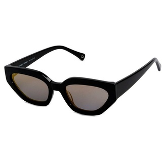 GERRY WEBER Sonnenbrille Cateye Damenbrille im Bold-Look, Vollrand schwarz