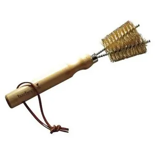 grill-onlineshop Grillrost-Bürste Messingbürste Holzgriff L: 23 cm