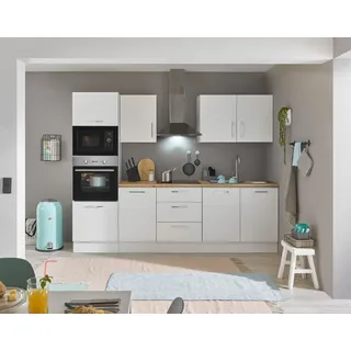 BASIC by Balculina Küchenzeile Turin 270 cm weiß
