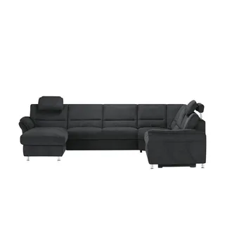 meinSofa Wohnlandschaft  Donald , schwarz , Maße (cm): B: 335 H: 89 T: 262.0