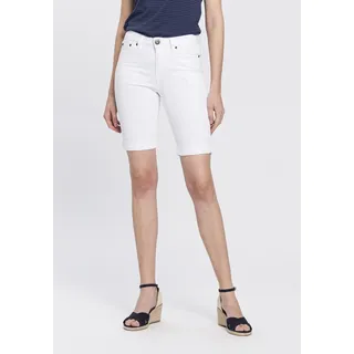 Arizona Jeansbermudas Weiß 34