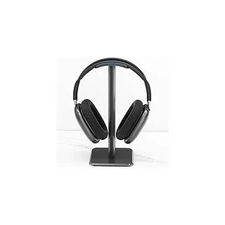 Cuifati Kopfhörerständer, Aluminium-Desktop-Headset-Ständer, Headset-Kopfhörerhalter mit Solider Basis-TPU-Ablage, für AirPods für für für HyperX, (Schwarz)