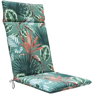 4er Set Madison Hochlehner-Auflage Cala 120 x 50 cm Mischgewebe Blau