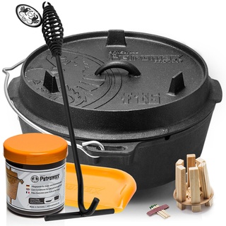 Petromax Dutch Oven Set ft6 Feuertopf+Deckelheber+Paste+Schabe+F-Kit Aktion 2024