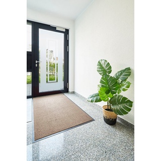 Fußmatte Verdi, Andiamo, rechteckig, Höhe: 6 mm, Schmutzfangmatte, auch für überdachten Außenbereich geeignet, waschbar beige 90 cm x 150 cm x 6 mm