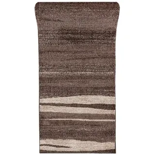 Mazovia Läufer Läufer Flurläufer Modern für Vorzimmer, Küche - Braun, 120 x 200 cm, Kurzflor, Meterware, Höhe 10 mm braun 120 x 200 cm