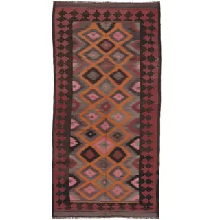 Afghan Vintage Kelim Teppich 160x322