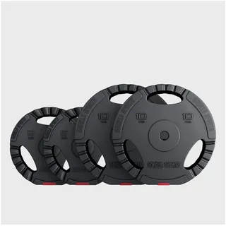 Gorilla Sports Hantelscheiben-Set Kunststoff 30 kg schwarz