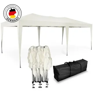Kronenburg Handel Kronenburg Faltpavillon 3 x 6 m inkl. 0 Seitenteile Champagner
