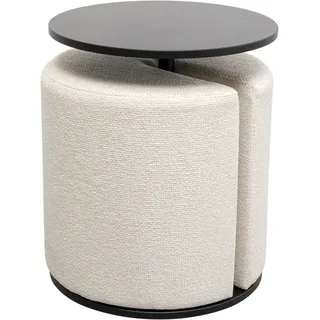 Kare Design Beistelltisch mit Hocker, Better Together (2-tlg.)