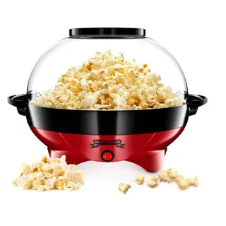 Gadgy ® Popcornmaschine l 800W Popcorn Maker mit Antihaftbeschichtung und Abnehmbares Heizfläche l Still und Schnell l Inhalt 5 Liter