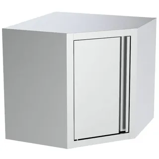 Combisteel Eck-Wandschrank mit 1 Flügeltüre aus Edelstahl 700/700x700x650mm