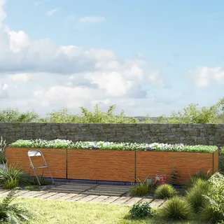 GFP Kingsize 535 x 119 x 77 cm Hochbeet, Holzoptik - (GFPV00458)