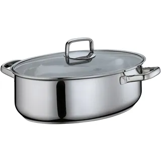 KÜCHENPROFI Gourmetbräter PISA Edelstahl 38 cm 8,5 Liter Glasdeckel INDUKTION